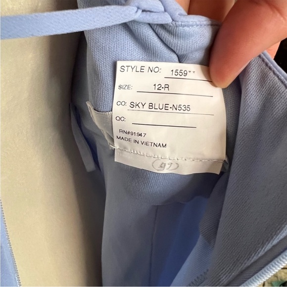 NWT After Six Convertible Tie Evening Gown, Sky Blue, Size 12 - Picture 10 of 12